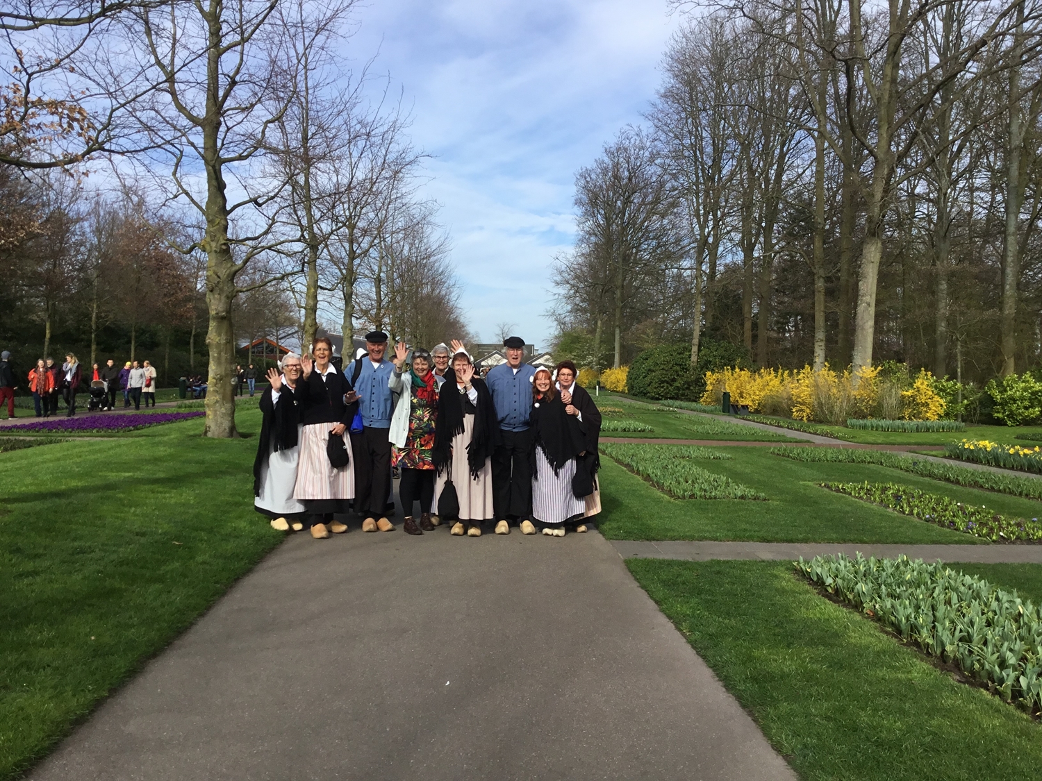 Optreden in de keukenhof 23032019